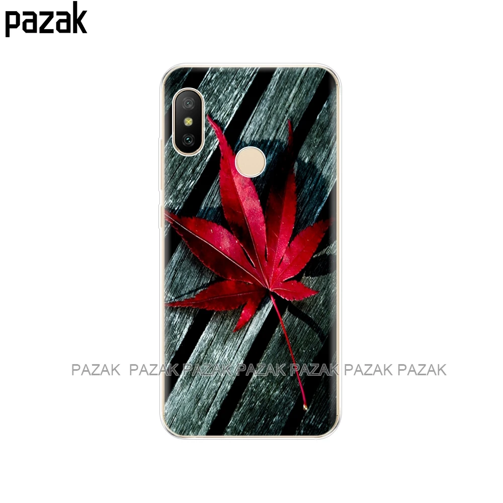 61384 Силиконовый чехол для Xiaomi Mi A2 LITE, чехол из мягкого ТПУ для задней панели телефона, чехол для Xiaomi Mi A2 LITE, защитный чехол с рисунком - Цвет: 61384