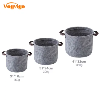 

VOGVIGO S Felt Cloth Hamper Storage Basket Laundry Basket Clothes Woven Fabric Debris Storage Blue Baskets