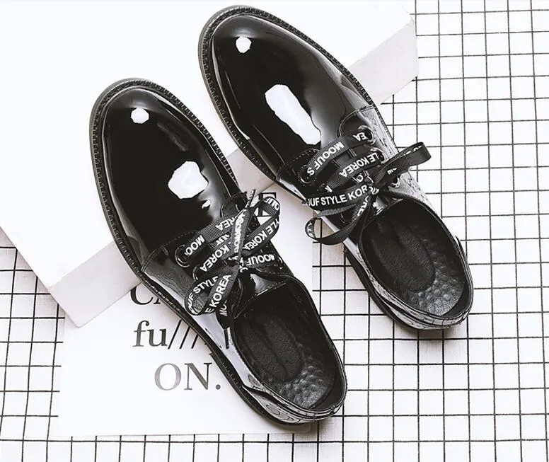 black smart loafers