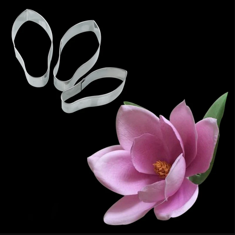 

Magnolia Flower & Cut Silicone Mold Fondant Mould Cake Decorating Tools Chocolate Gumpaste Mold, Sugarcraft, Kitchen Accessories
