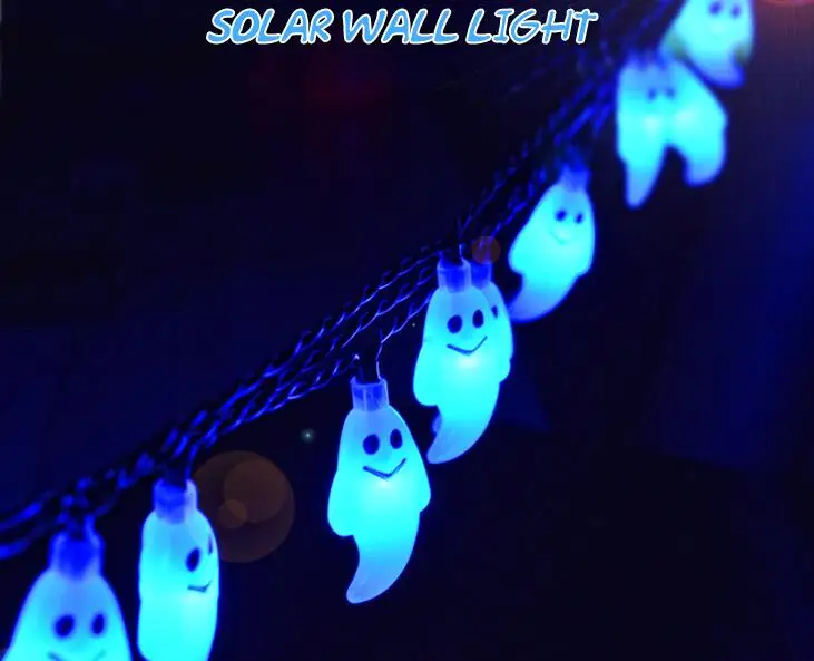 6m 30 led christmas lights outdoor solar halloween lamp ghost string light decoration for garden - Solar Halloween Decorations 6m 30 led christmas lights outdoor solar halloween lamp ghost string light decoration for garden - Solar Halloween Decorations