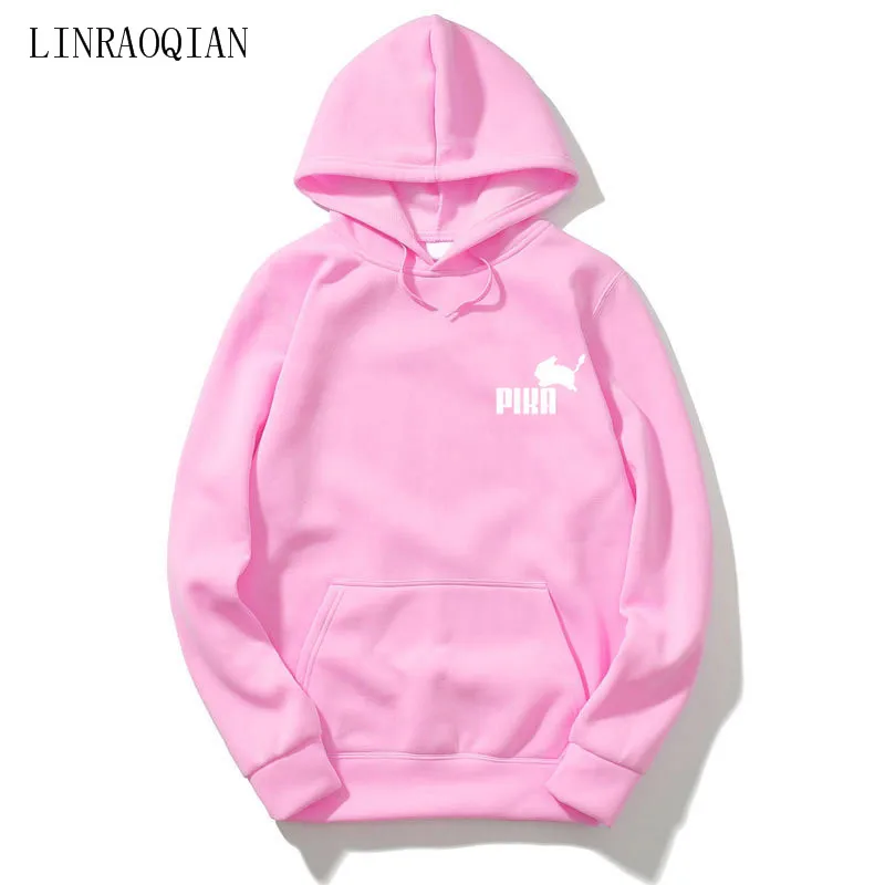 

Brand Lovely Pokemon Pika Hoodies Men Women Sweatshirt Long Sleeve Hooded Sweatshits Men Pikachu Hoodie Sweatshirt Sweat Homme