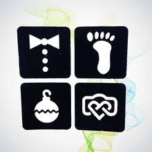 Симпатичные трафареты татуировки для аэрографа для рисования тела руки и ноги рисунок татуировки шаблон наклейки HG157