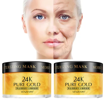 

Nicotinamide Face Mask 24K Gold Essence Day Night Cream Korean Skin Care Collagen Whitening Sleeping Facial Masks Anti-Aging D