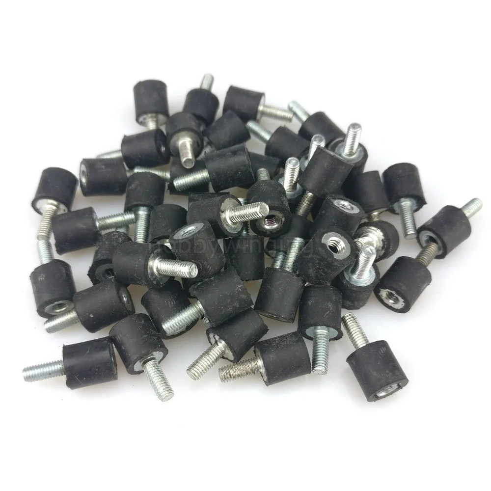 DIY M3*8 Single Head Anti-Vibration Rubber For Aerial PTZ Installation 50pcs