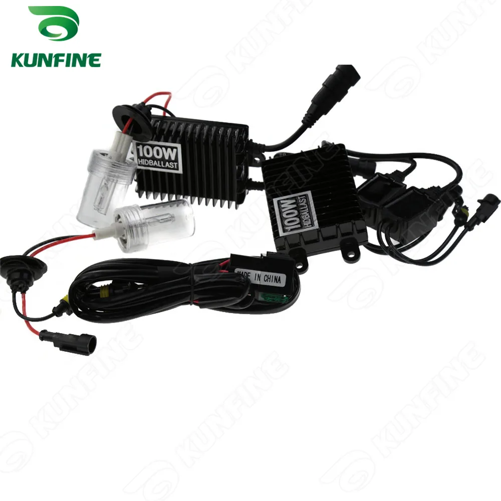 12 V/100 W Ксенон H1/H3/H7/H8/9004/H4-2/9005/9006/9007/880/D2S HID Xenon комплект ксеноновая лампа для автомобиля с балласт переменного тока