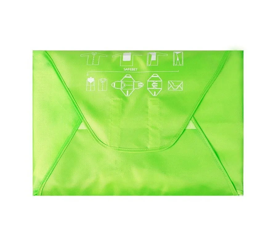 JXSLTC дорожные аксессуары Упаковка Кубики шкаф Органайзер Оксфорд сумка для хранения одежды рубашка Предотвращение морщин органайзеры хранение - Цвет: Зеленый