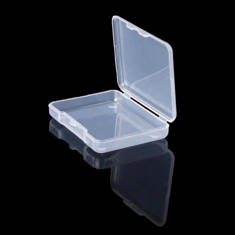 Rectangular Plastic Clear Transparent Storage Box Collection Container Organizer