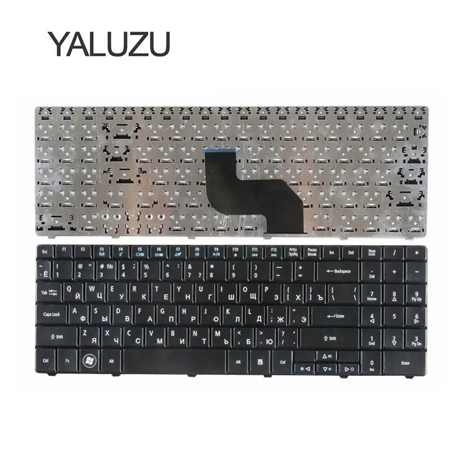 YALUZU Клавиатура для ноутбука ACER Aspire 5241 5541 5732G 5541g 5734 5334 5734Z NSK-GF00R RU раскладка черная и
