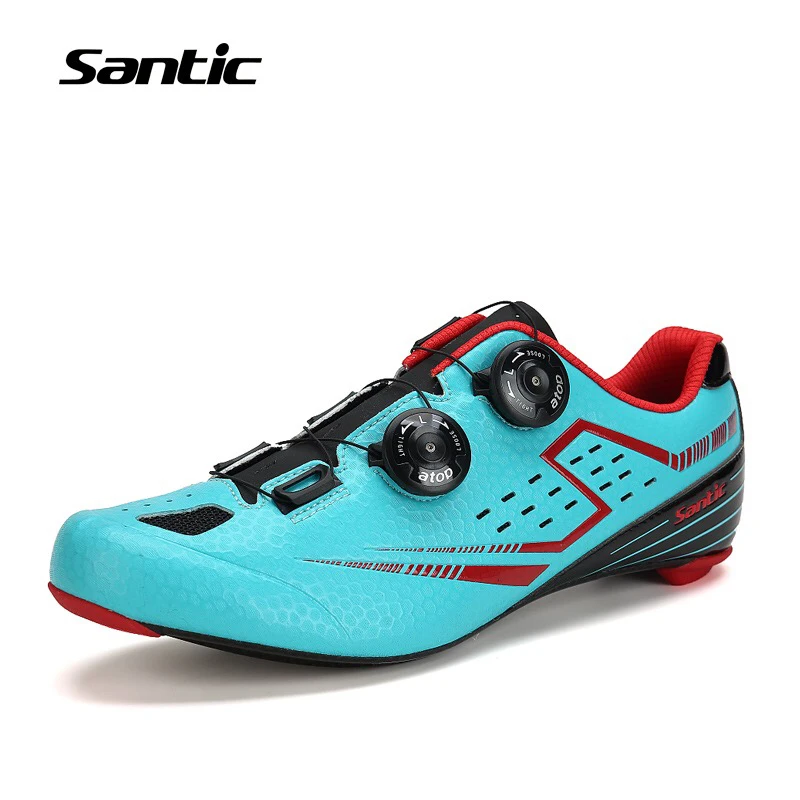 

Santic New Arrival Road Carbon Cycling Shoes Outdoor Professional Road Bicycle Shoes Men Carbon Outsole Shoes S12021