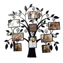 Европейский, кованый железный реквизит для фотосъемки, фоторамка, фоторамка, дерево, фото стена, листья, фото, настенная рамка