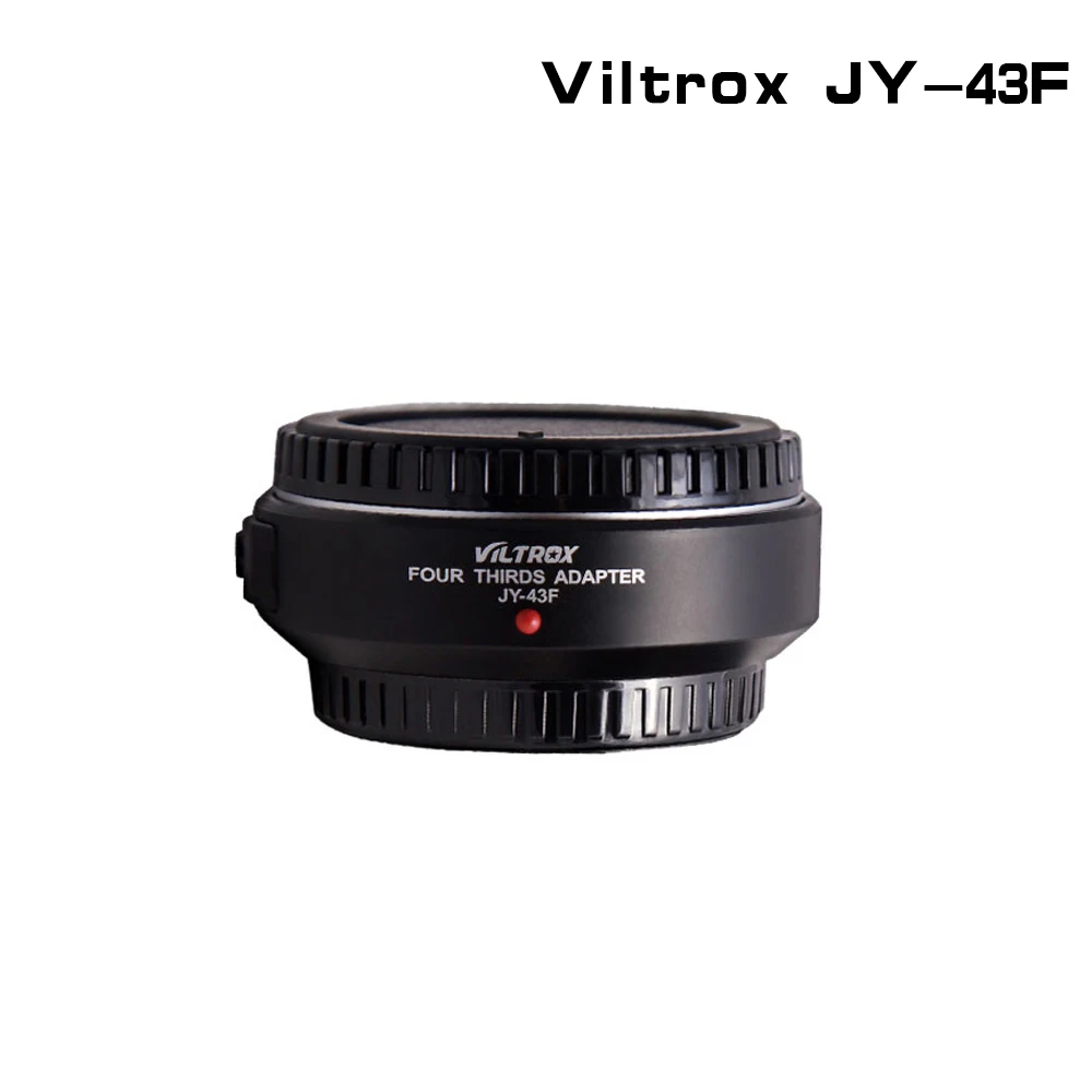

Viltrox JY-43F Lens Auto Focus Lentes Ring Metal Mount Adapter 4/3 Lens for Olympus Panasonic G3 DSLR JY43F