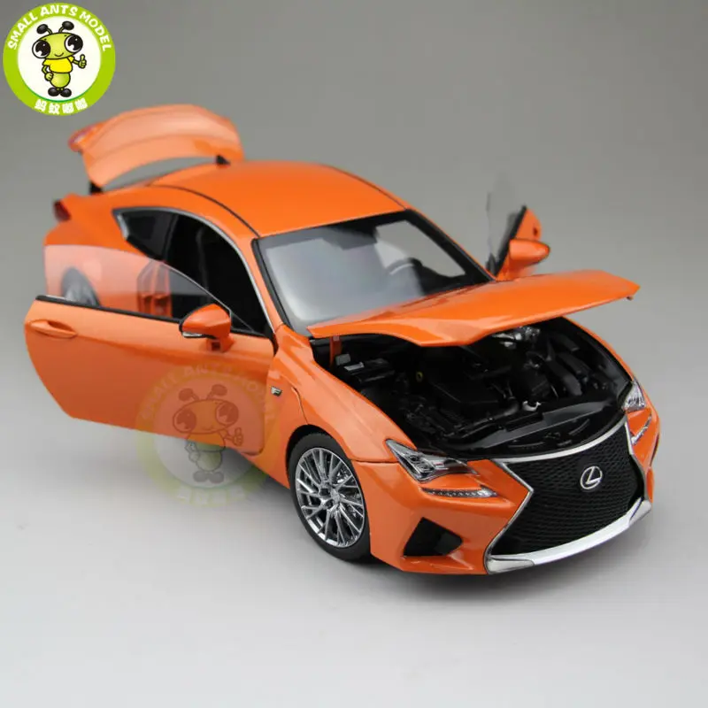 1/18 RC F RCF литая модель автомобиля игрушки детские подарки для мальчиков девочек коллекция хобби оранжевый