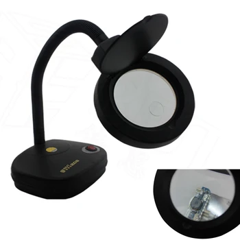 

10X 5X Magnifying Glasses Magnifier With LED Light Loupe Vergrootglas for Precision Motherboard Repair Tools