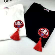 sellworld Мода Япония стиль нейтральный Харадзюку Топ и футболка