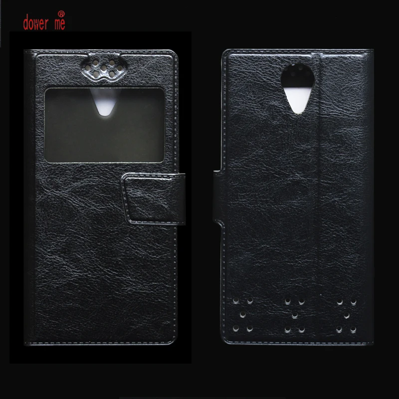 

dower me New Soft TPU Case + Flip PU Leather Case Cover For Prestigio Muze B3 (PSP3512DUO) Smartphone