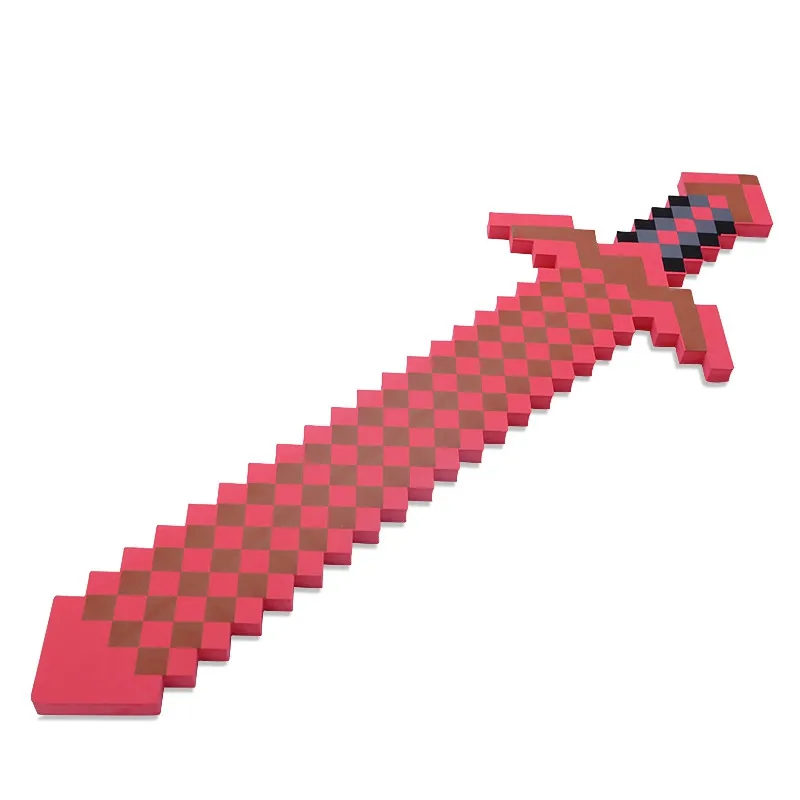 Newest Minecraft font b Toys b font High Quality Red Minecraft Sword font b Action b