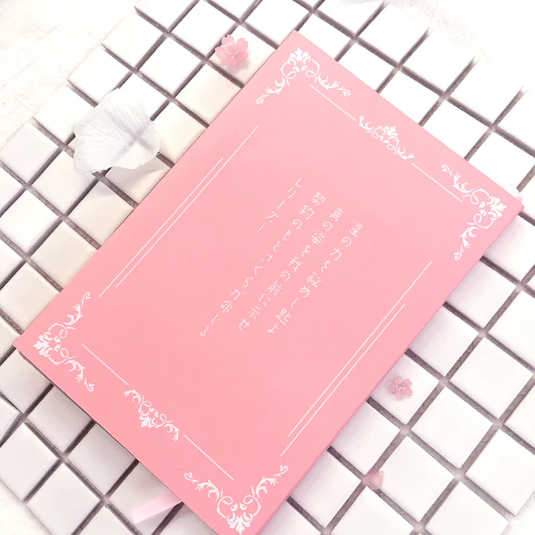 CardCaptor Sakura розовый Techo многоразовый Блокнот Binder персональный планировщик журнал на молнии дневник с расписанием книга косплей реквизит подарок