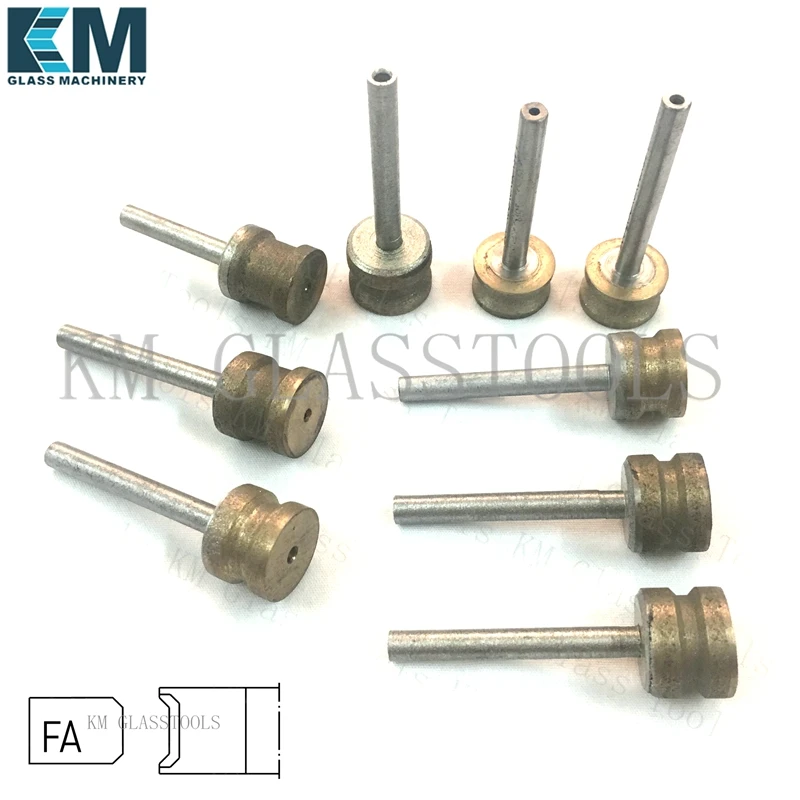 

Free shipping! Diamond Grinding Head FA edge, thickness 3,4,5,6,8,10,12,15,19mm, For glass.