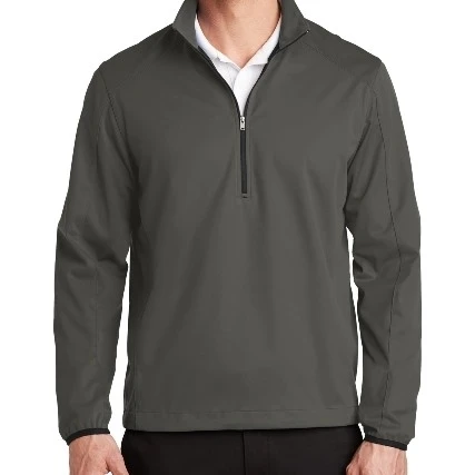 Port Authority J716 Mens Active 1 by 2-Zip Soft Shell Jacket Grey Steel - Extra Small (1)