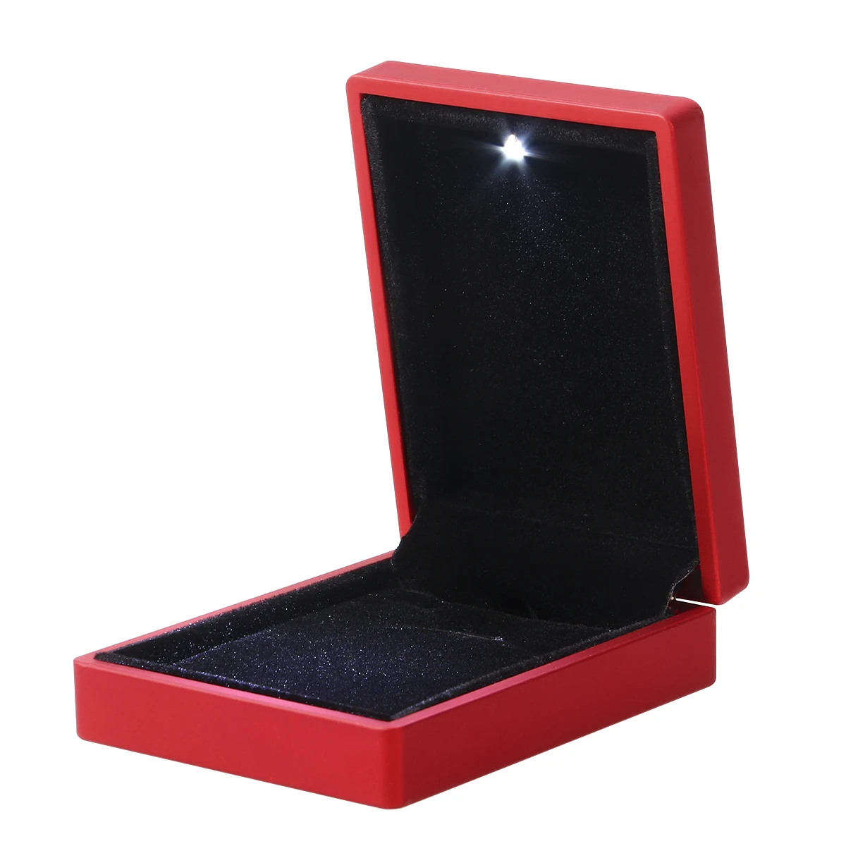 LED Lighted Jewelry Gift Box Lighting Pendant Box Holder Case with