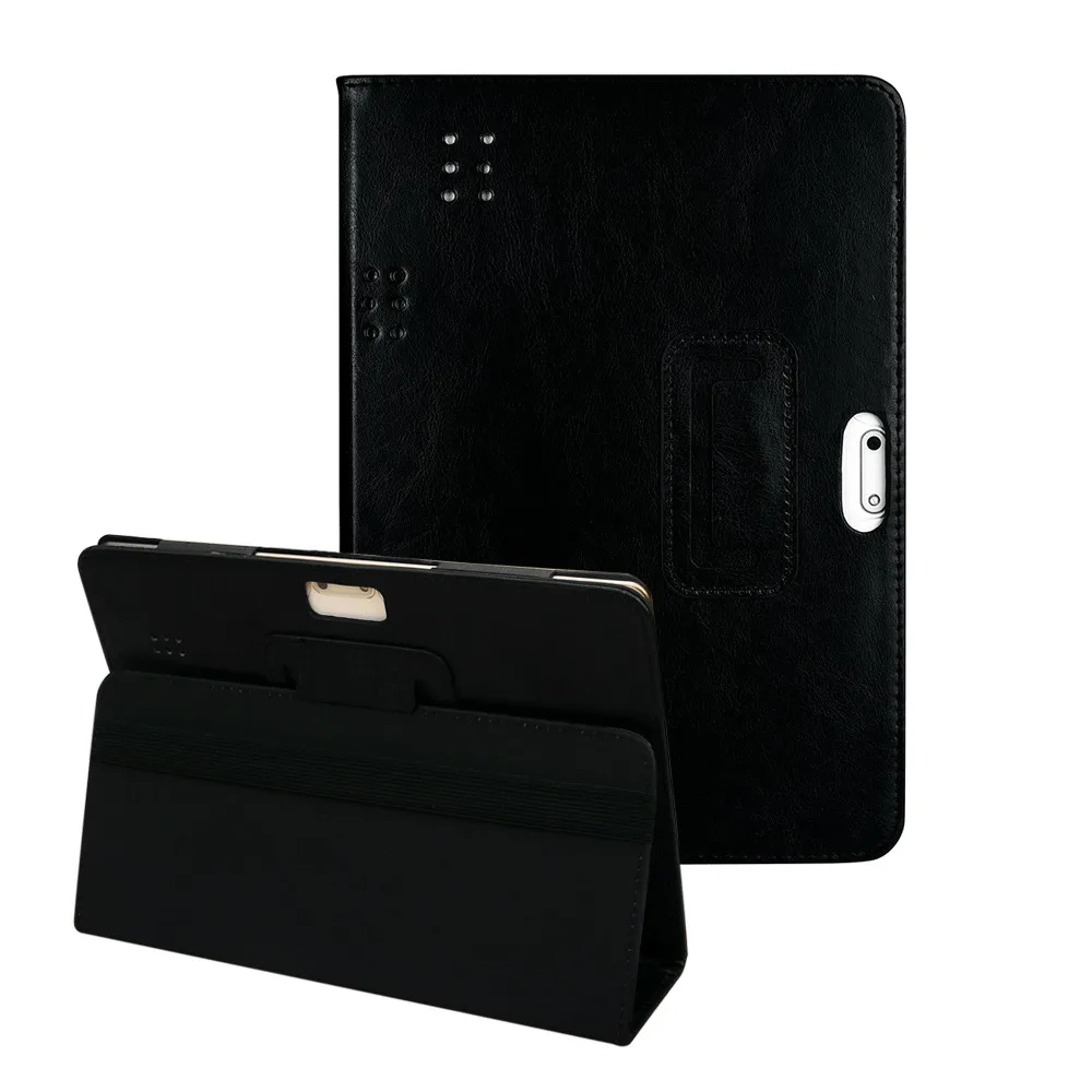 

Cases tablet Black Universal Folio Leather Stand Cover Case For 10 10.1 Inch Android Tablet PC#5$3.5