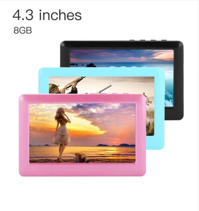 

High Quality 4.3 Inch Touch Screen 8GB MP3 MP4 MP5 Player Digital Video Media TV OUT Support TF Card Music Player
