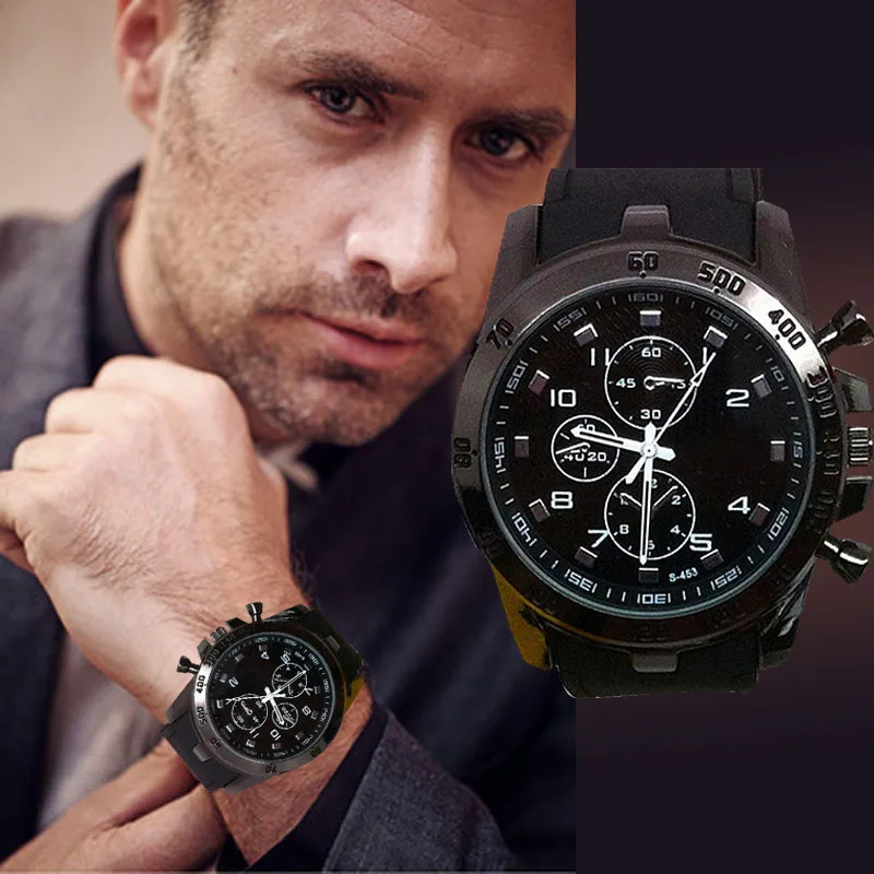 

Stainless Steel Luxury Sport Analog Quartz Modern Men Fashion Wrist Watch #4199