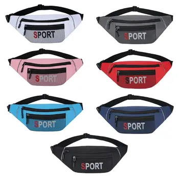 

1 Pc Fashion New 2019 Women Men Sports Fanny Pack Waist Pack Travelling Mobile Phone Bags 38 x 7 x 15cm