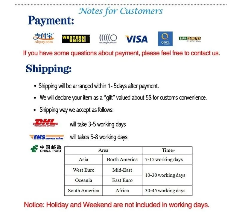 shipping