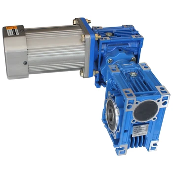 

Two-stage turbine reducer Geared motor Motor Speed motor 250W+NMRV040+NMRV050 AC220V/380V Torque: 100N.m-200N.m