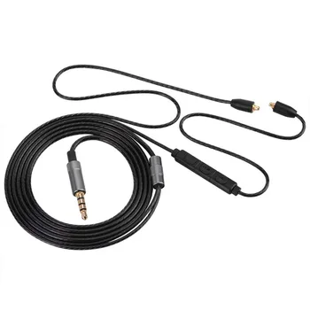 

Upgrade Audio Cable Earphone Cable With Mic Replacement For Shure SE215 SE425 SE535