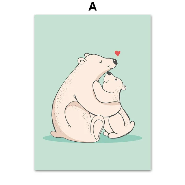 Cartoon-Loving-Heart-Bear-Nordic-Posters-And-Prints-Wall-Art-Canvas-Painting-Wall-Pictures-Kids-Room.jpg_640x640