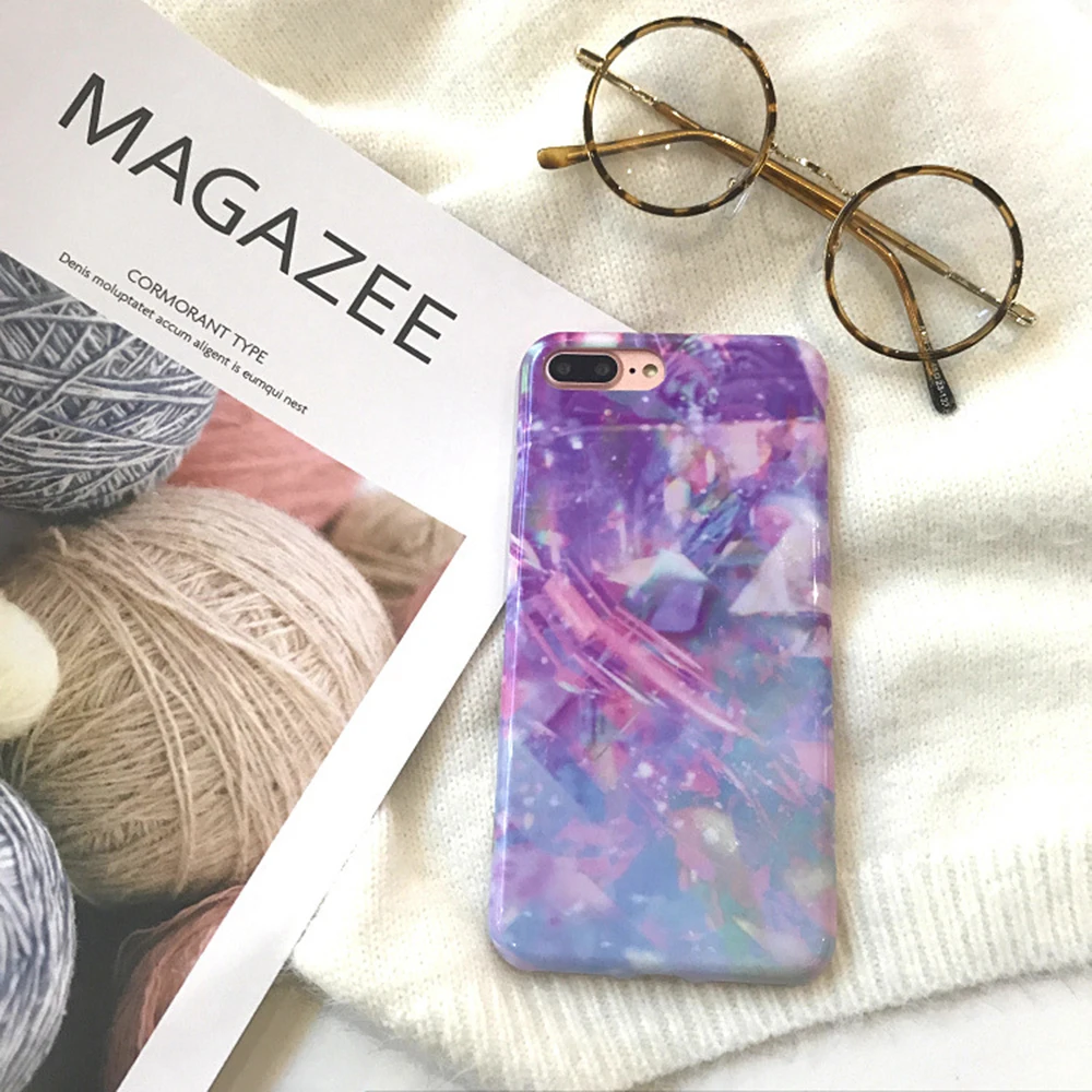 

2019 new color patern cute anti-fingerprint protection sleeve anti-fall soft shell All-inclusive Soft Shell for Apple Phone Case