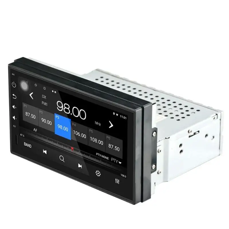 Clearance 1Din 7 inch Android 8.1 Car Radio Capacitive Touch Screen HD with GPS Car Media Player 4+32G Bluetooth Vedio Music Player 11