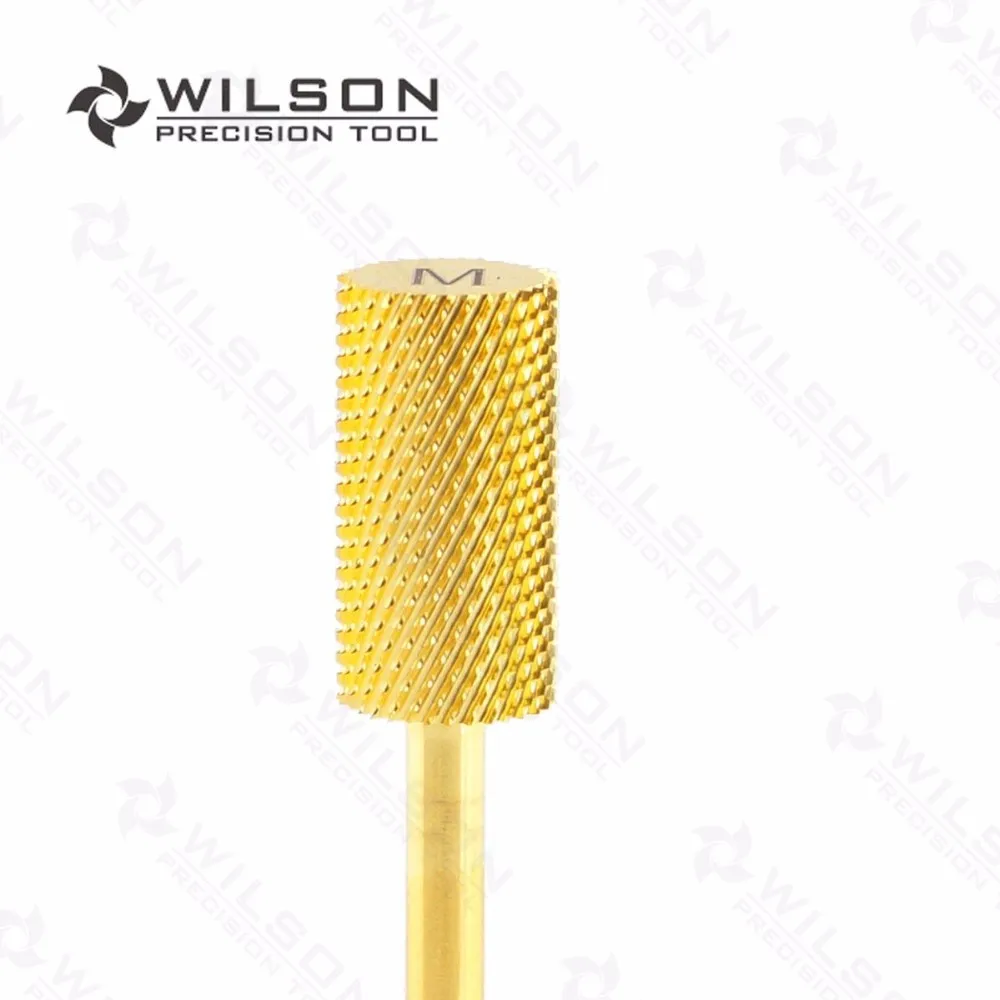 Broca de Unha Pequeno Barril-duplo Fino Xxf-ouro Prata-wilson Carboneto - 10 Cheap Brocas elétricas p manicure e acessórios