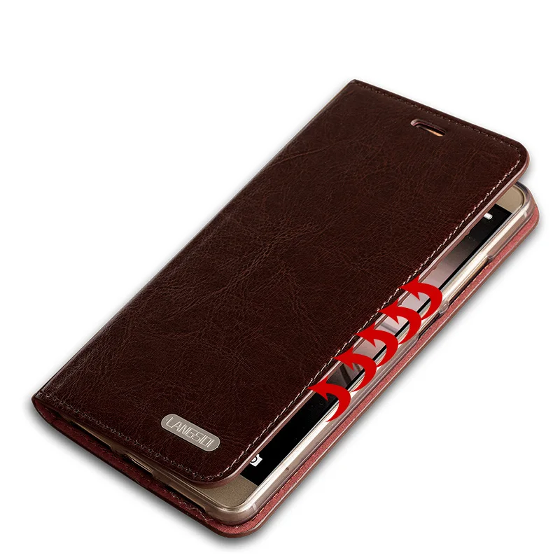 Leather Flip Case For Huawei Mate 10 20 lite P10 P20 lite Pro Case Oil wax skin Case For Honor 7X 8X 9 10 V20 P Smart Cover