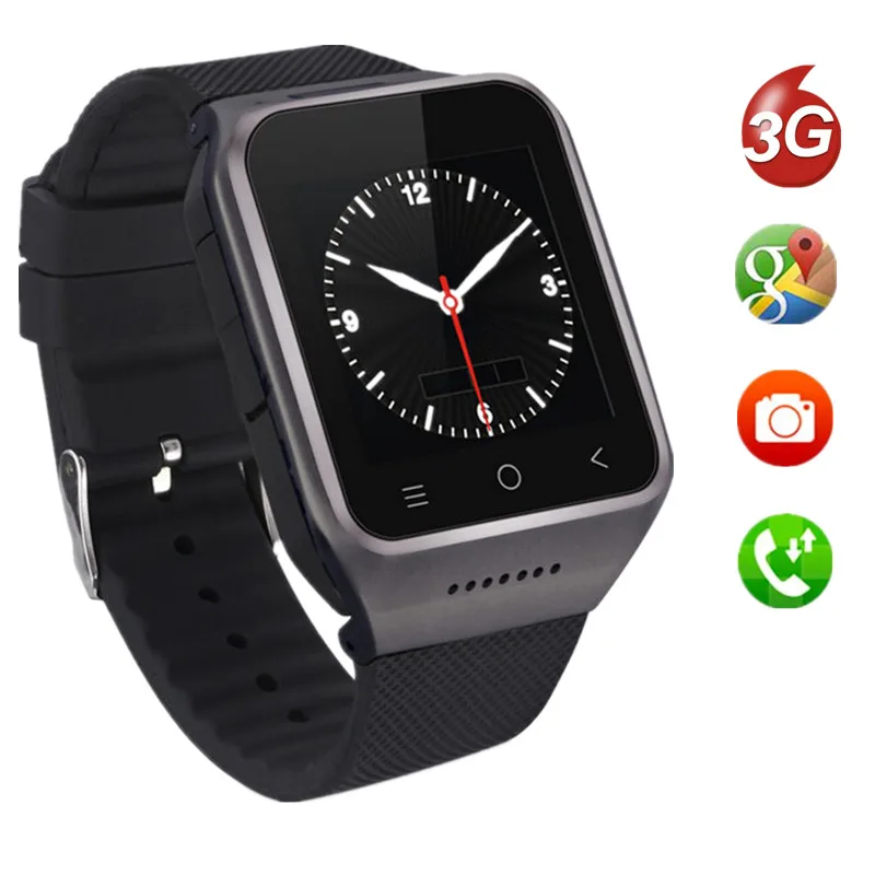 ZGPAX 1 54 дюймов 3g Android 4 MTK6572 двухъядерный телефон часы 2.0MP Камера WCDMA умные gsm с E-mail gps