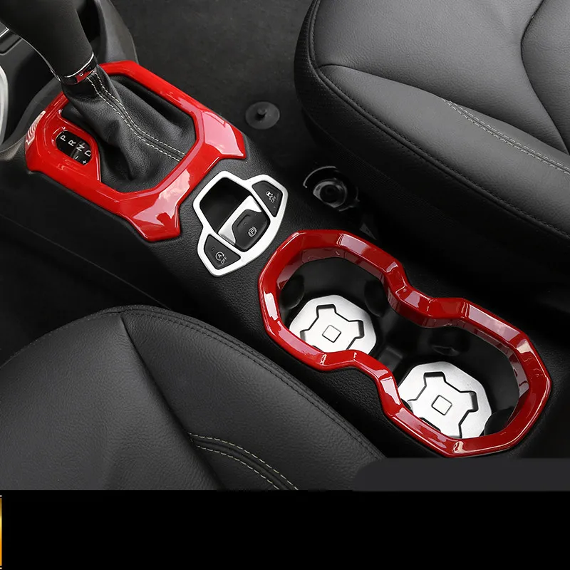

Red Reading Light Trunk Handle Safe Belt Frame /Cover For Jeep Renegade AAA271B