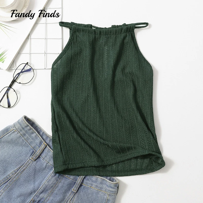 

Fandy Finds Summer new arrivel women camisole Slim knitted waistcoat