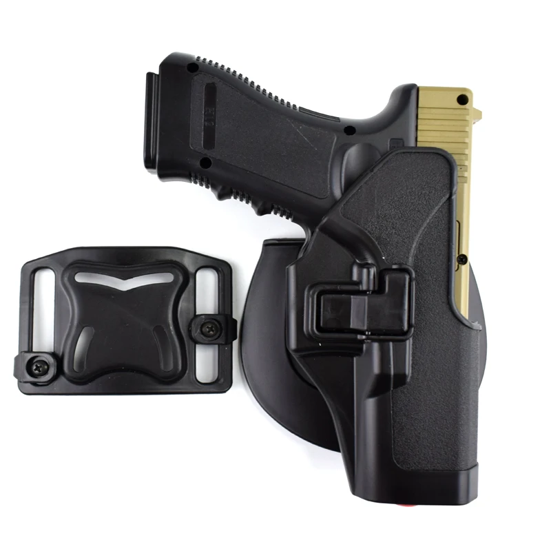 Тактический Miliatry Охота Airsoft шестерни пистолет пояс кобура для Glock 17 19 22 23 31 32 правой