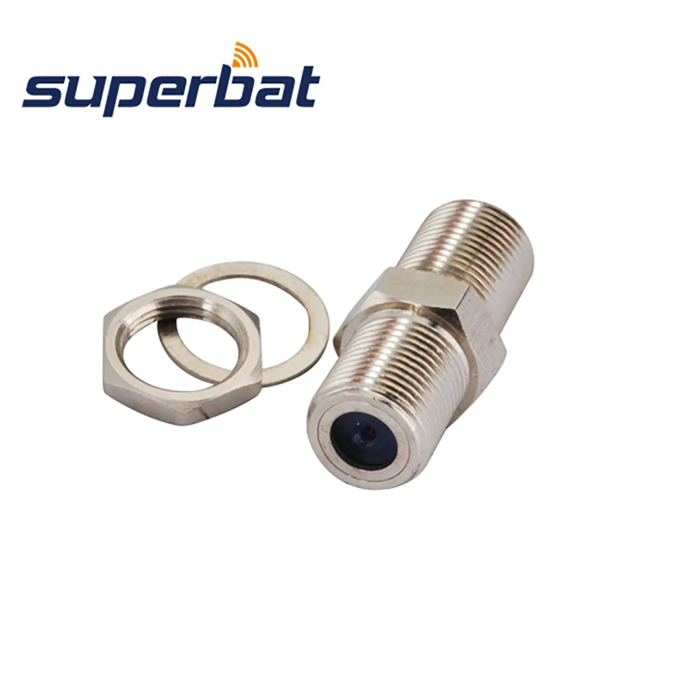 RF Coaxial Connector F Female to Jack Adapter for Electronic Components