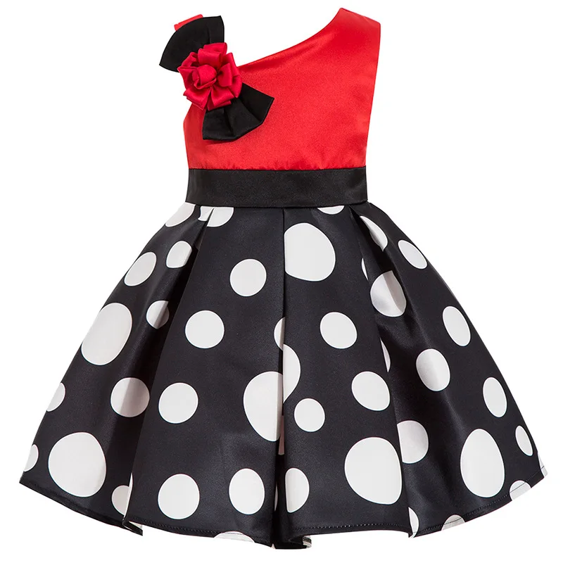 black and white polka dot frocks