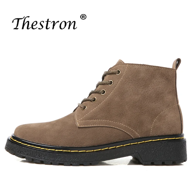 

Thestron New Arrival Martin Boots Women Fashion Leather Ankle Boots Autumn Winter Luxury Brand Women Shoes Snow Boots Women