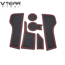 Vtear For Lada Vesta Anti Slip mat anti slip Non slip gate slot cup pad door