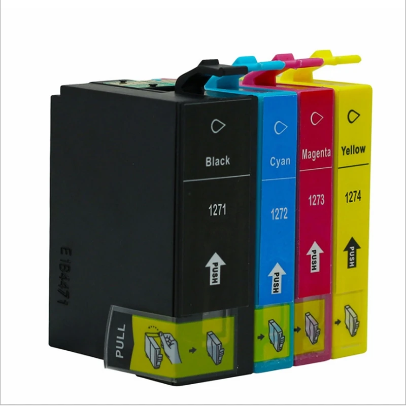 Совместимый чернильный картридж CNLINKCLR T1271 T1272 T1273 T1274 для Epson Worker 630/633/635/840 Stylus NX625