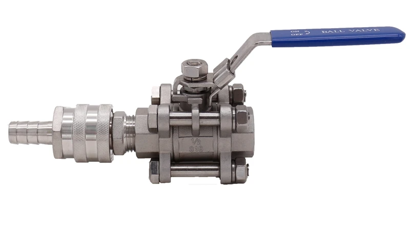 SS Quick Disconnect набор, мужской QD-1/2 "Мужской NPT, Женский QD-1/2" шланга, оптом и в розницу, Homebrew фитинги