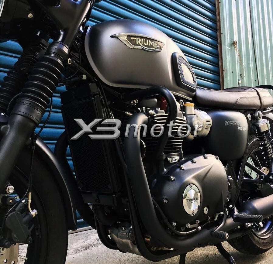 Мотоциклетный бампер Защита двигателя для Triumph Bonneville T100 T120 Bobber Thruxton 1200/R Street Cup/Твин