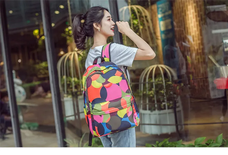 FengDong, детские школьные сумки для девочек, водонепроницаемая нейлоновая сумка-книга для девочек, разноцветный Камуфляжный школьный рюкзак, детский модный рюкзак
