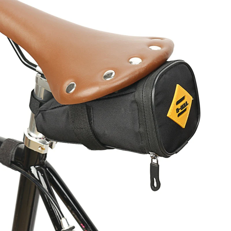 buy Bicycle Bags Saddle Bag Mountain Triangle Bike Pouch Holder Big Capability Cycling Riding Seat Tail Rear Pouch Bicycle Accessory